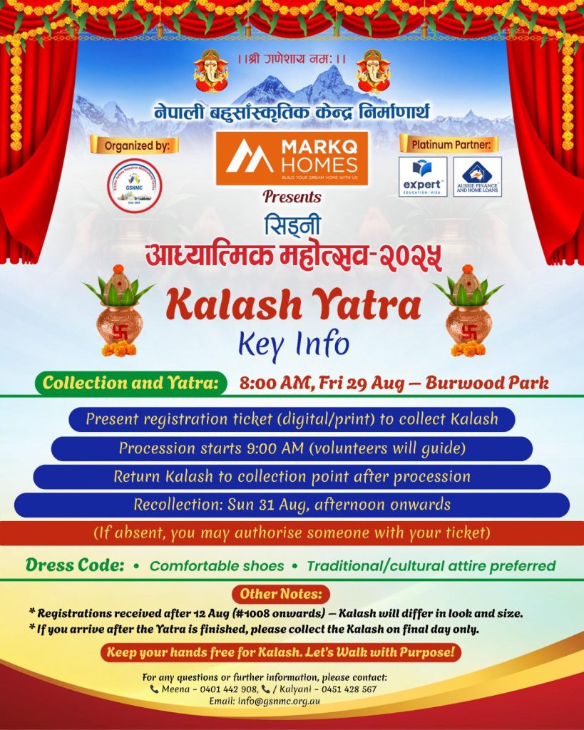 Kalash Yatra Key Information